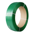 bande de fournisseurs de polyester pour l&#39;emballage et la reliure sangle d&#39;emballage en plastique pour animaux de compagnie en relief vert 19mm